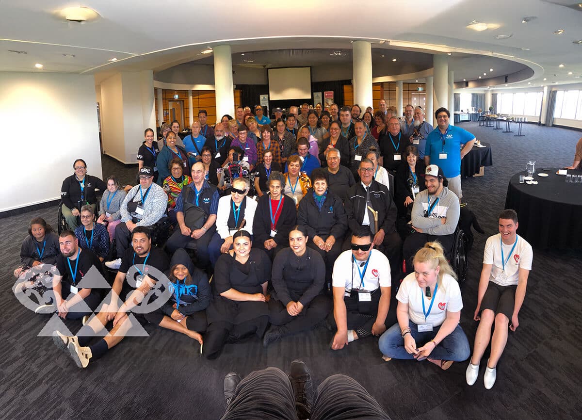 Group photo of Kāpō Māori Aotearoa members
