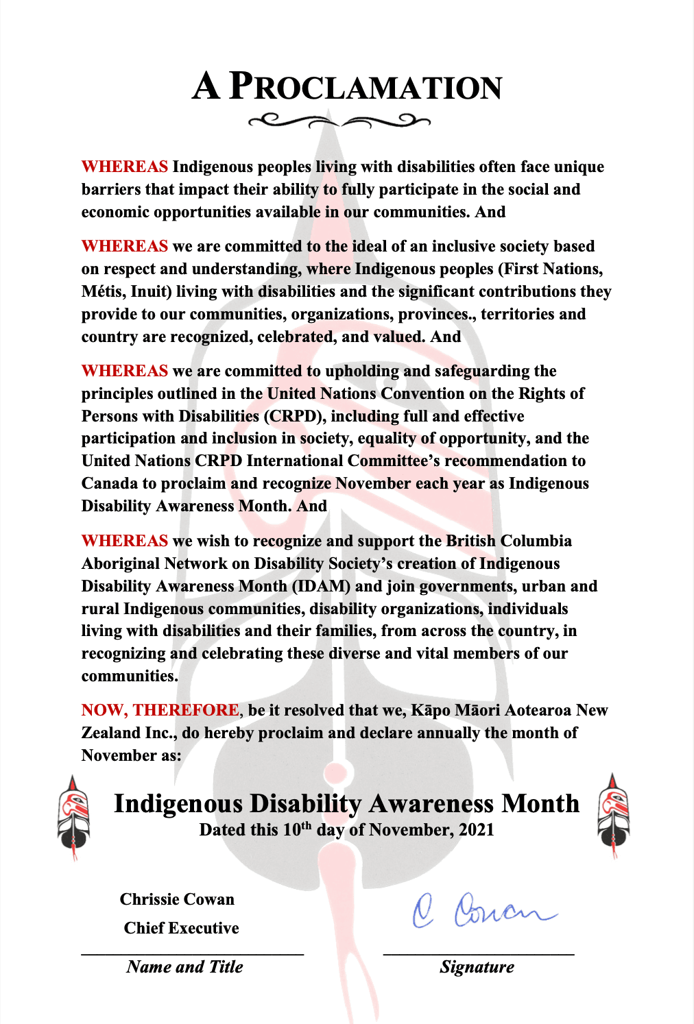 Indigenous Disability Awareness Month!